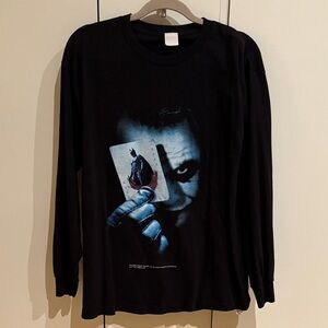Black Joker/Dark Knight  Long Sleeve Shirt